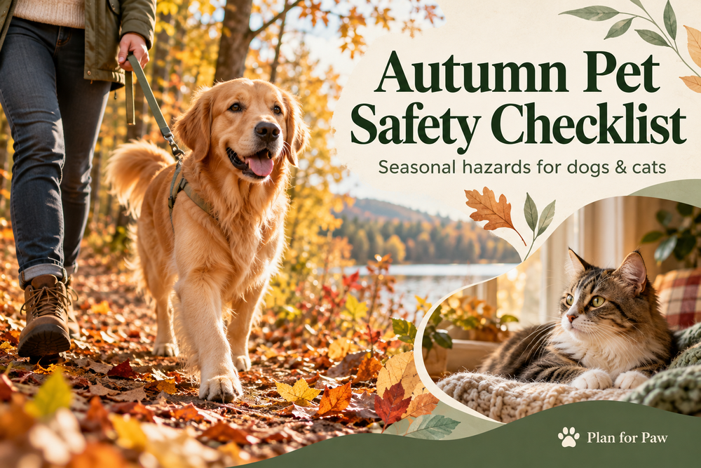Autumn Pet Safety Checklist: Seasonal Hazards for Dogs and Cats