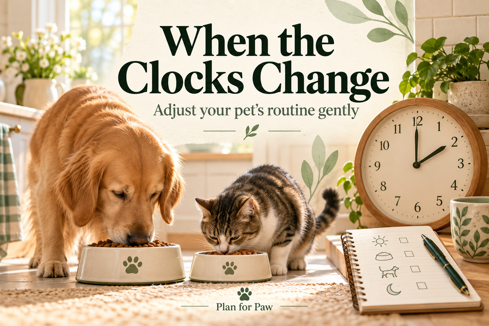 When the Clocks Change: How to Shift Your Pet's Routine Gently