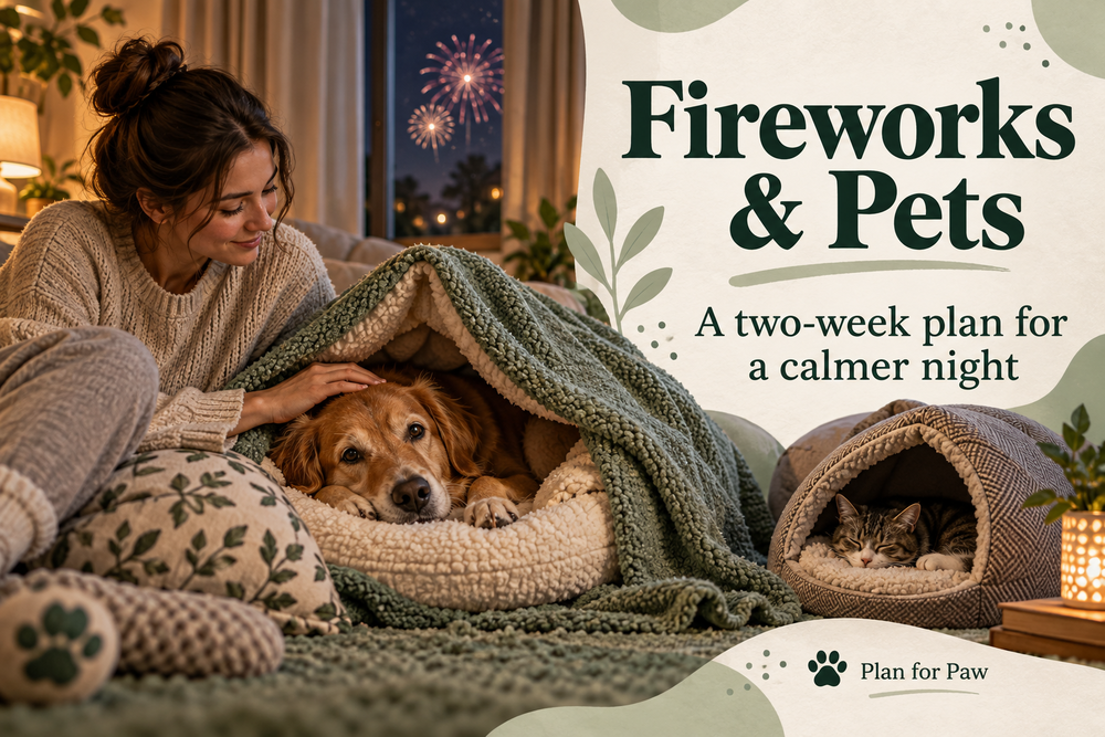 Fireworks and Pets: A Two-Week Plan for a Calmer Night