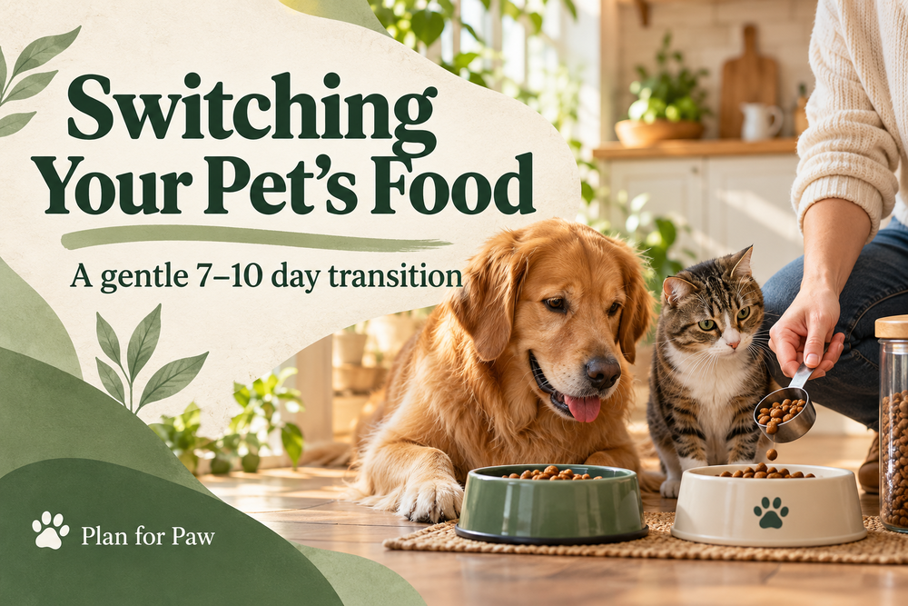 How to Switch Your Pet's Food Safely: A 7–10 Day Transition Plan