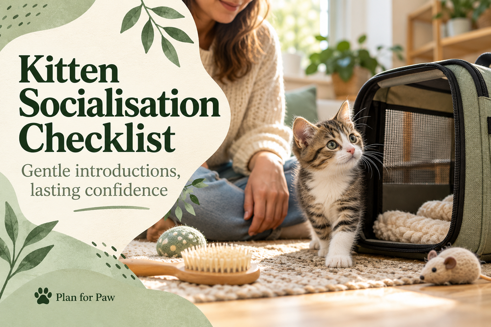 Kitten Socialisation Checklist: What to Introduce Before 14 Weeks