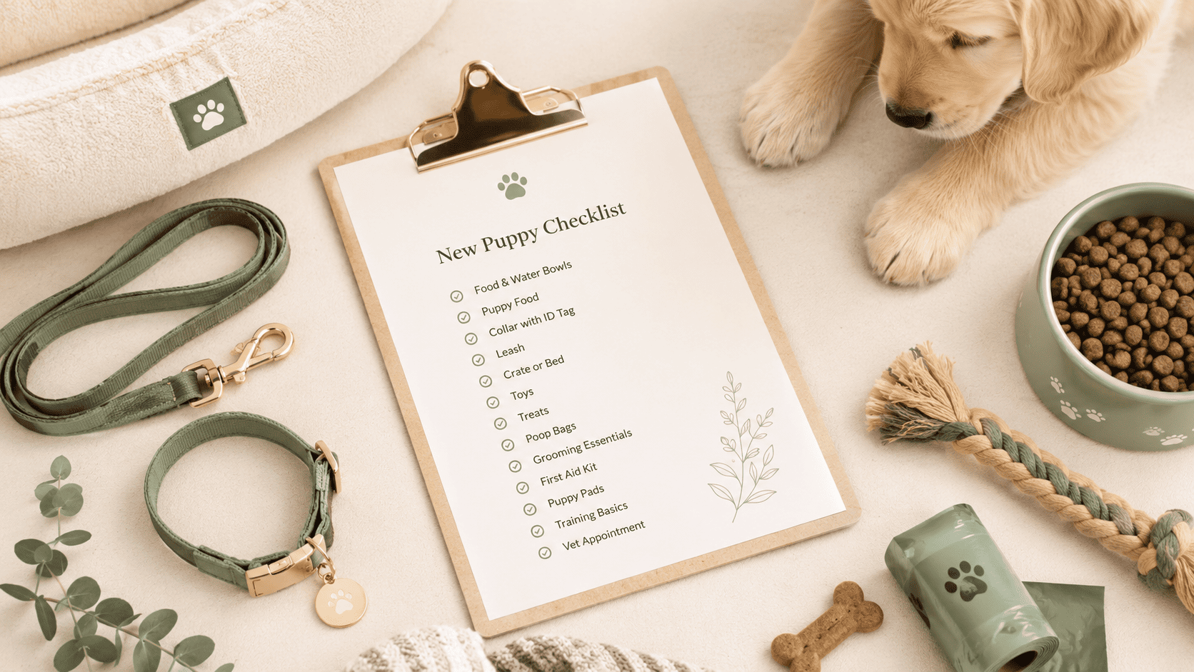 New Puppy Checklist: Everything to Prepare Before Bringing Your Puppy Home