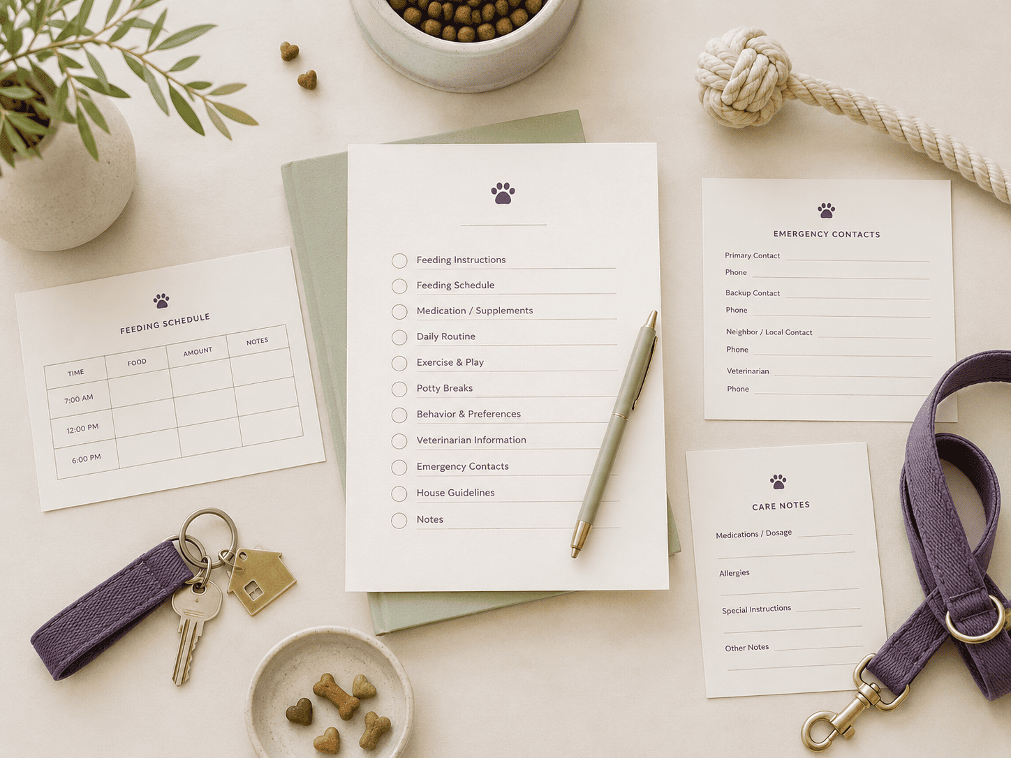 Printable Pet Sitter Instructions Template: Complete Guide