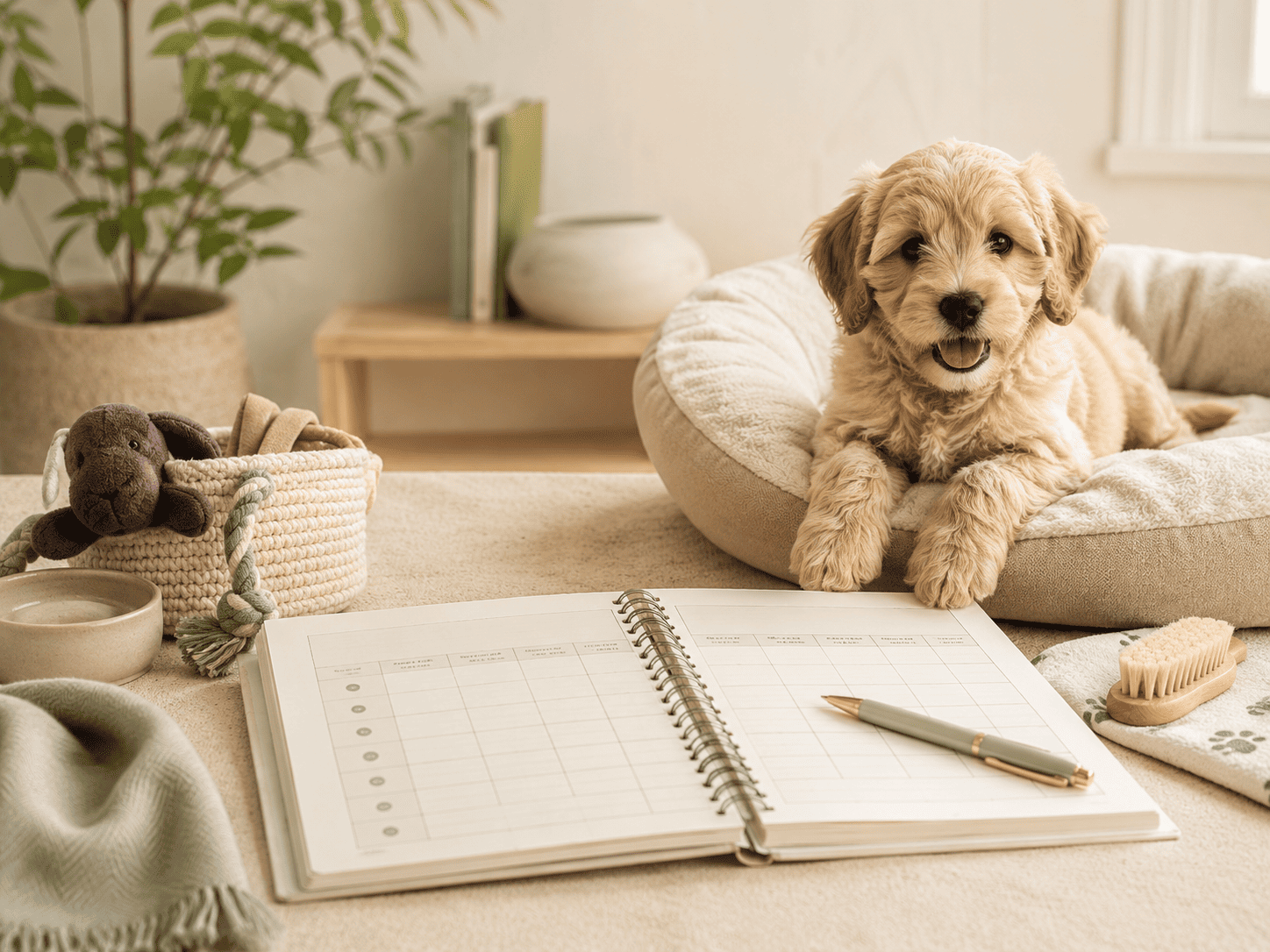 Puppy First Week Schedule: What to Track Every Day