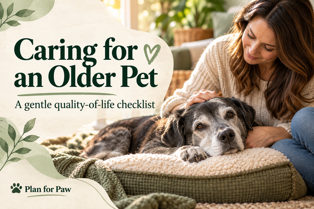 Quality of Life for an Older Pet: A Gentle Checklist for Hard Decisions