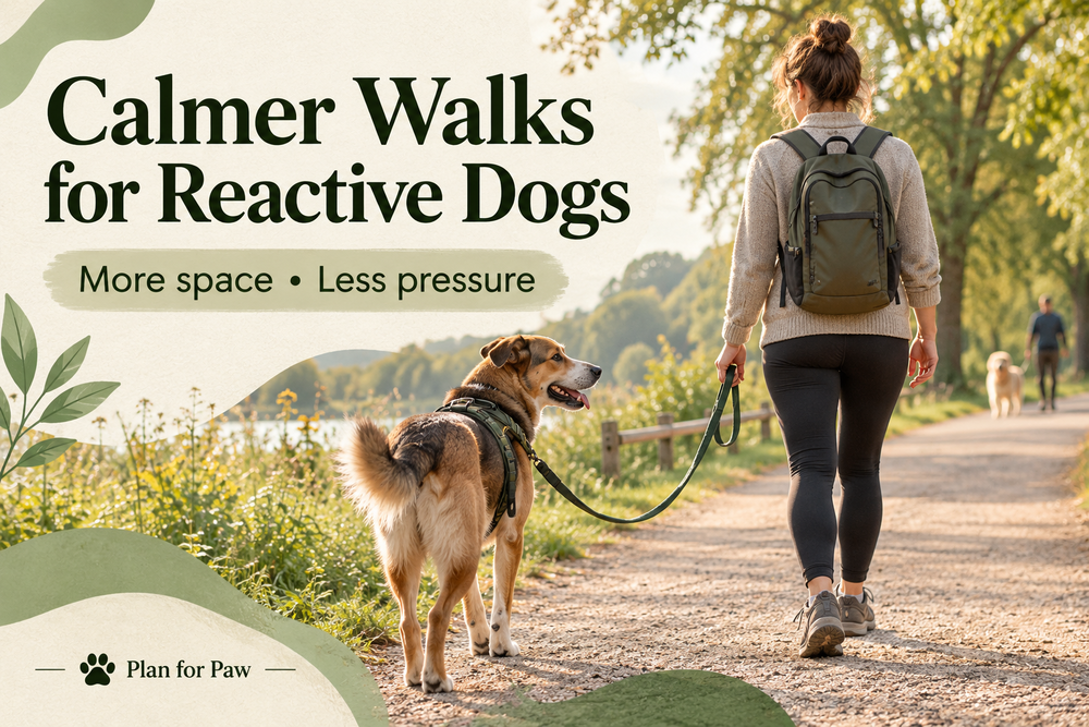 Reactive Dog on Walks: How to Make Walks Calmer