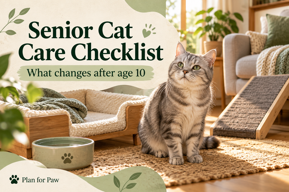 Senior Cat Care Checklist: What Changes After Age 10