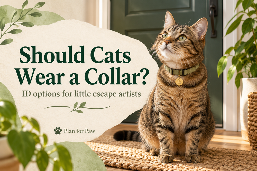 Should Indoor Cats Wear a Collar? ID Options for Cats Who Escape