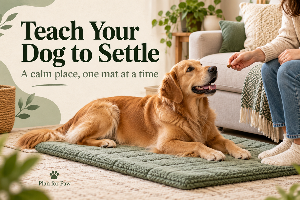 How to Teach Your Dog to Settle on a Mat