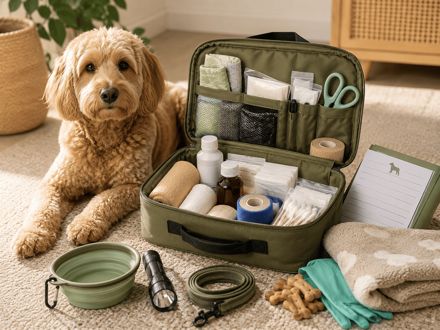 10 Things to Put in Your Pet Emergency Kit (And Where to Keep It)