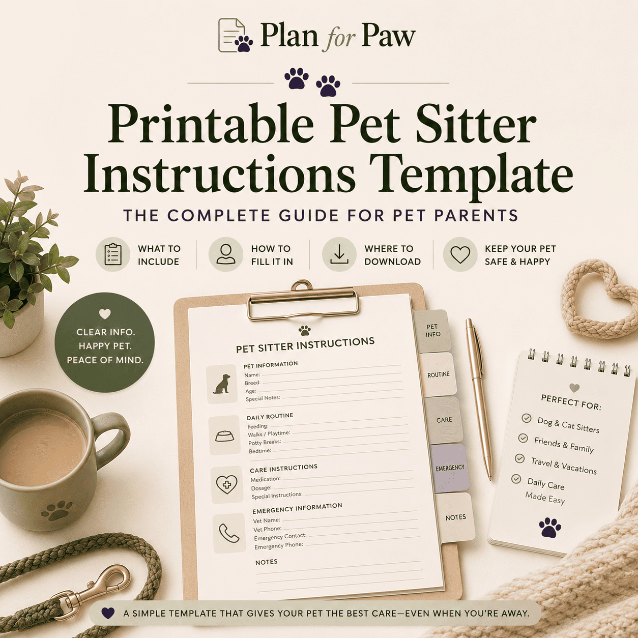 What Information Should You Leave for a Pet Sitter?