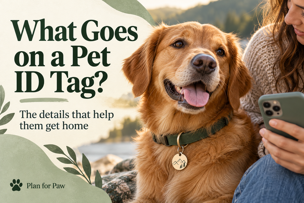 What to Put on a Pet ID Tag (and What to Leave Off)